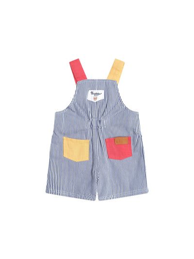 Huxbaby - Classic Stripe Short Overalls - HB0042S25 Overalls Huxbaby 
