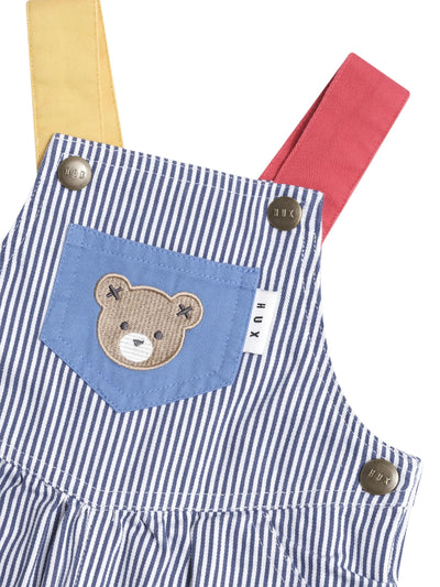 Huxbaby - Classic Stripe Short Overalls - HB0042S25 Overalls Huxbaby 