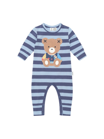 Huxbaby - College Hux Blue Stripe Romper - HB0058W25 Romper Huxbaby 