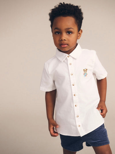 Huxbaby - College Hux Short Sleeve Shirt - HB2361W25 Short Sleeve Shirt Huxbaby 