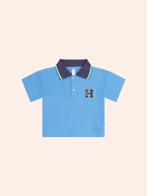 Huxbaby - Collegiate Pique Polo | Nautical