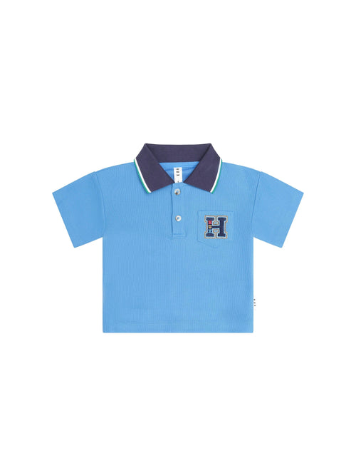 Huxbaby - Collegiate Pique Polo | Nautical