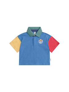 Huxbaby - Colour Block Boxy Polo Tee - HB2122S25