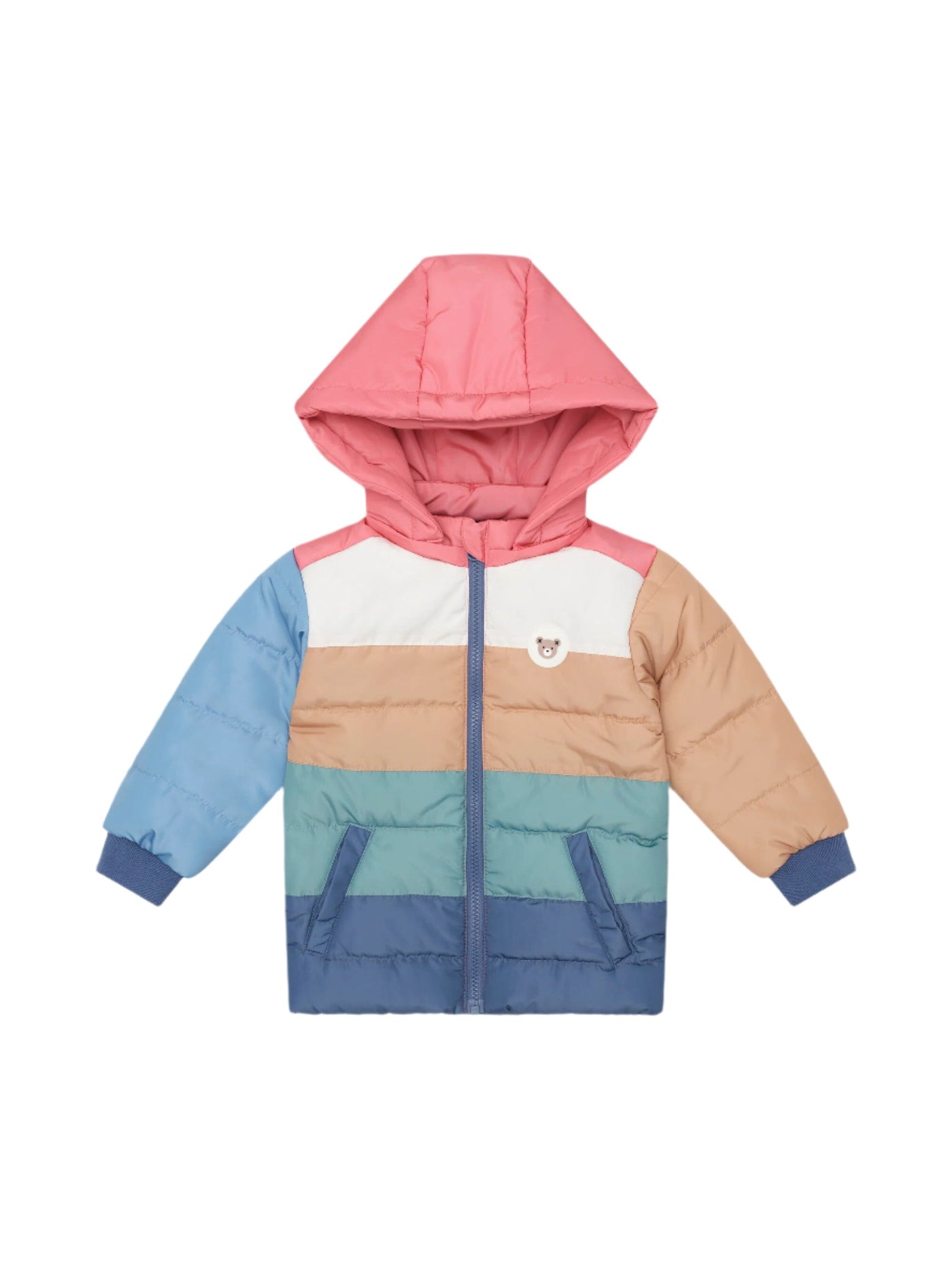 Huxbaby - Colour Block Parka - HB4007W25 Jacket Huxbaby 