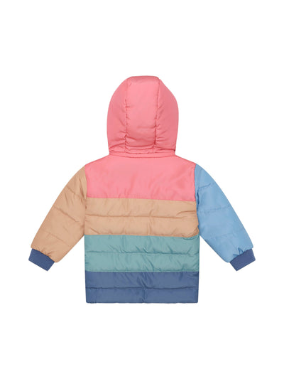 Huxbaby - Colour Block Parka - HB4007W25 Jacket Huxbaby 