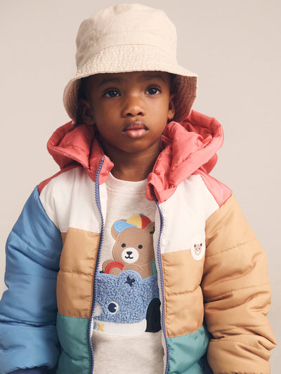 Huxbaby - Colour Block Parka - HB4007W25 Jacket Huxbaby 