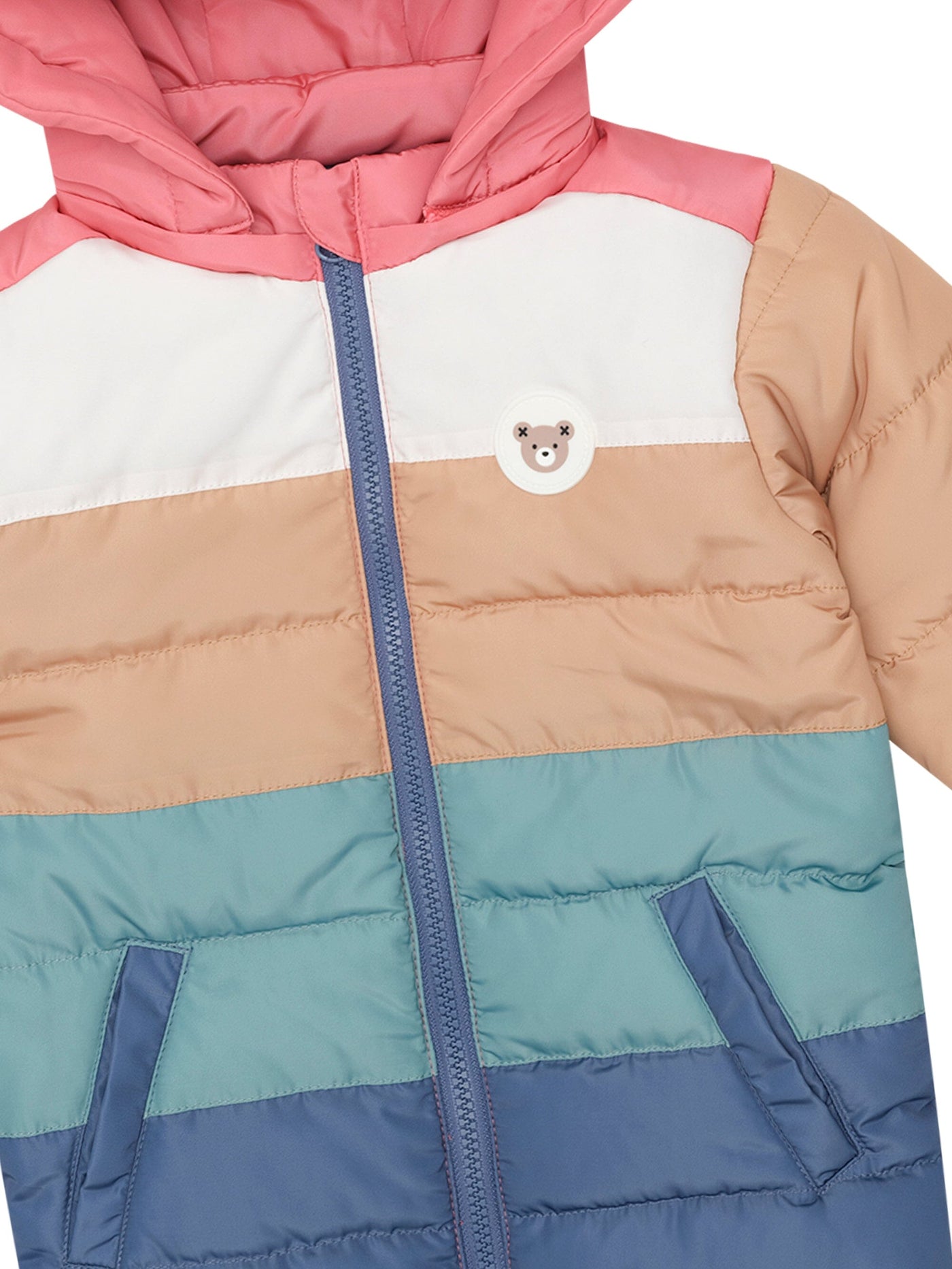 Huxbaby - Colour Block Parka - HB4007W25 Jacket Huxbaby 