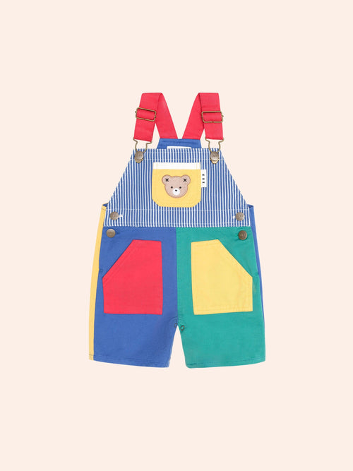 Huxbaby - Colour Block Pocket Shortall | Multi