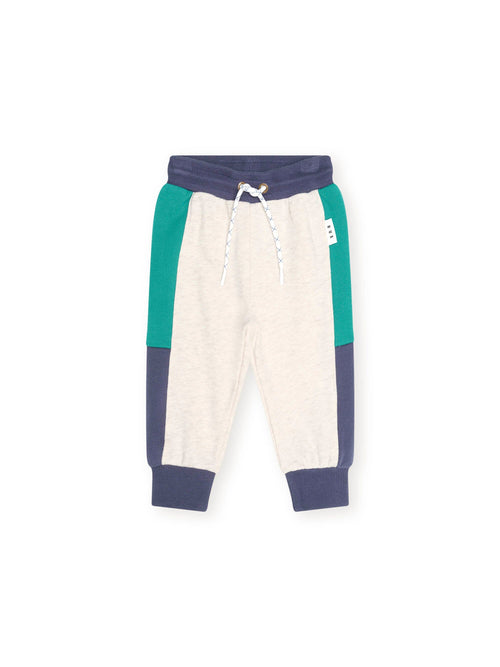 Huxbaby - Colour Block Sweatpant | Multi Blue