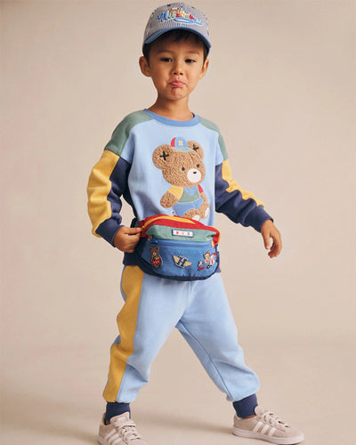 Huxbaby - Colour Block Track Pants - HB6285S25 Trackpants Huxbaby 