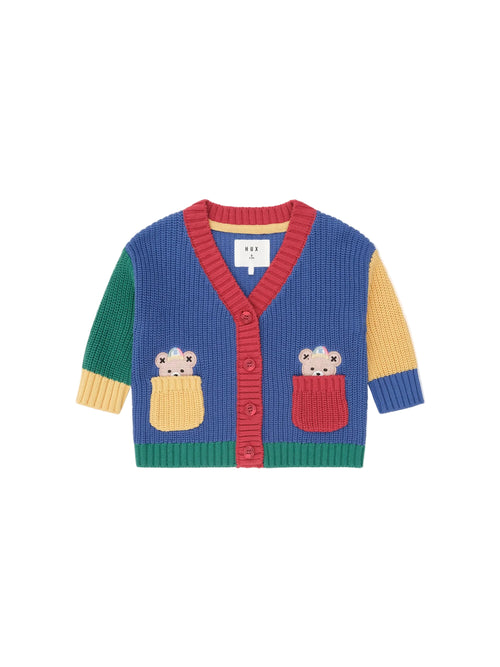 Huxbaby - Colour Block Varsity Hux Cardi