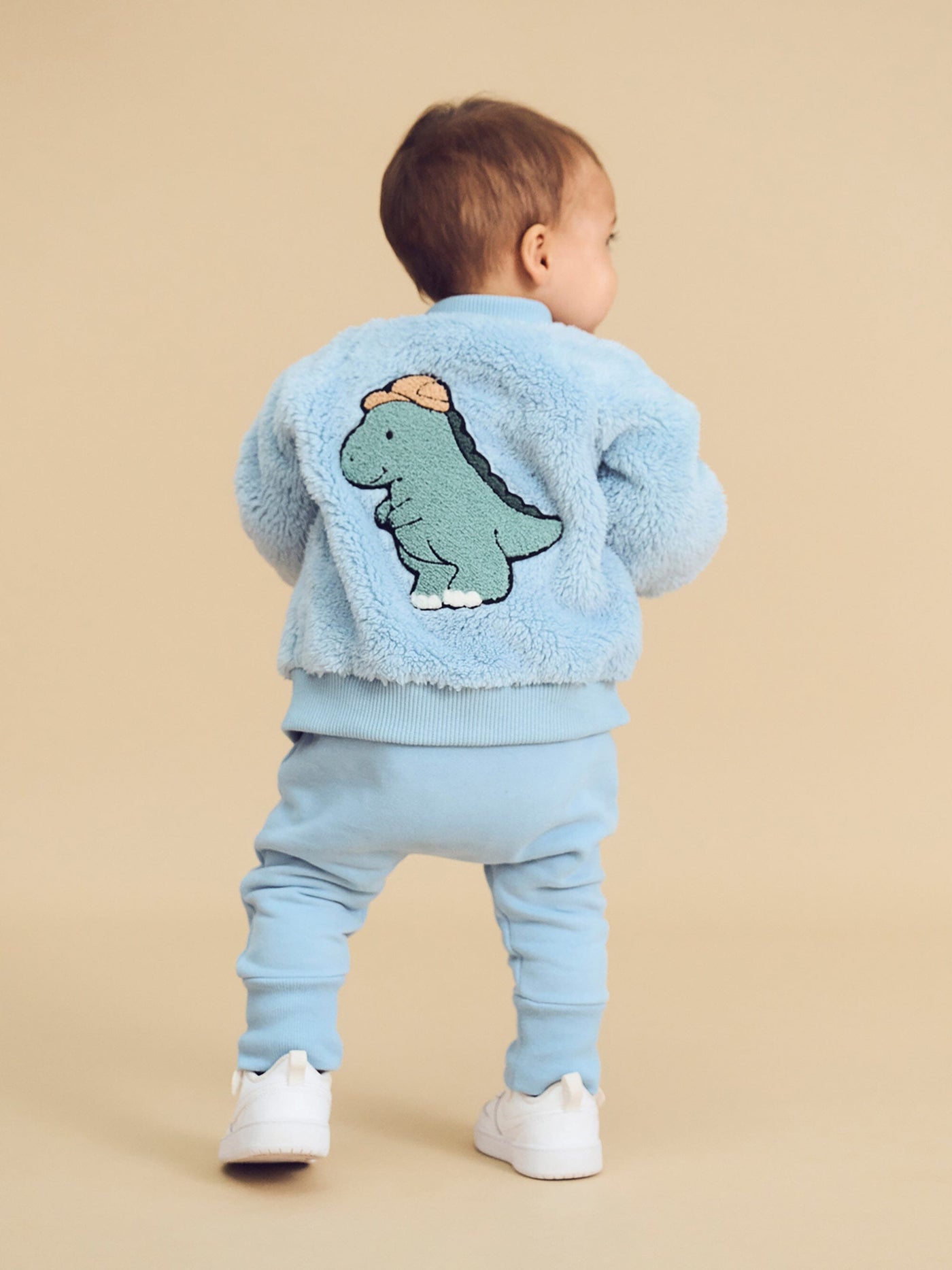 Huxbaby - Construction Dino Drop Crotch Pant - HB6065S24 Pants Huxbaby 