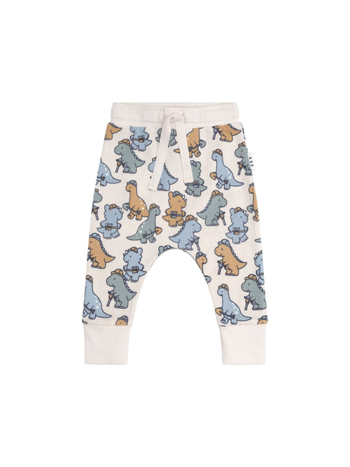 Huxbaby - Construction Dinos Drop Crotch Pant - HB6064S24