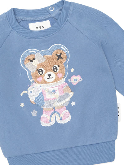 Huxbaby - Cosmic Milkshake Astro Hux Sweatshirt - HB3255W25 Jumper Huxbaby 