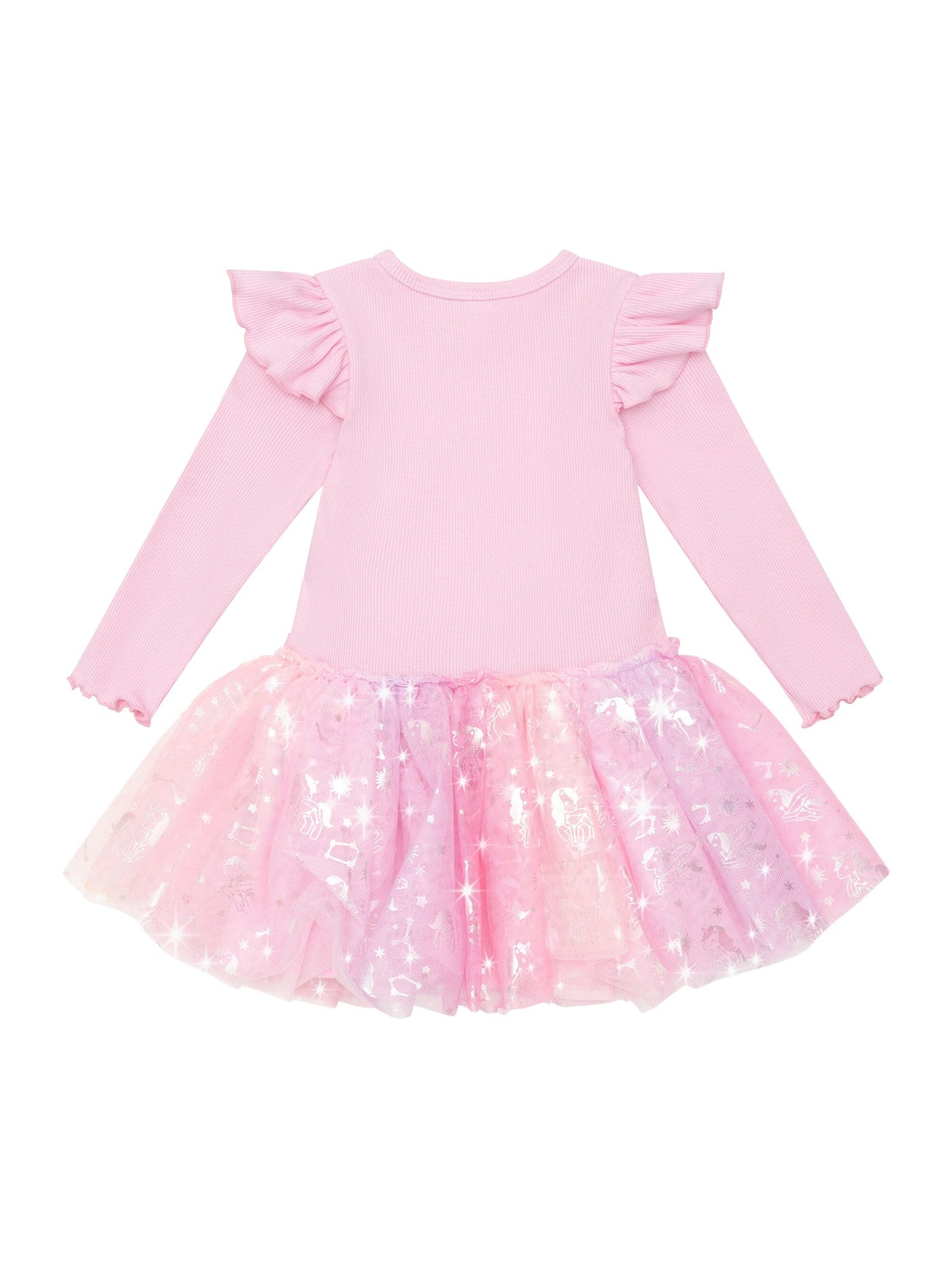 Huxbaby - Cosmic Unicorn Ballet Rib Dress - HB1227W25 Tutu Dress Huxbaby 