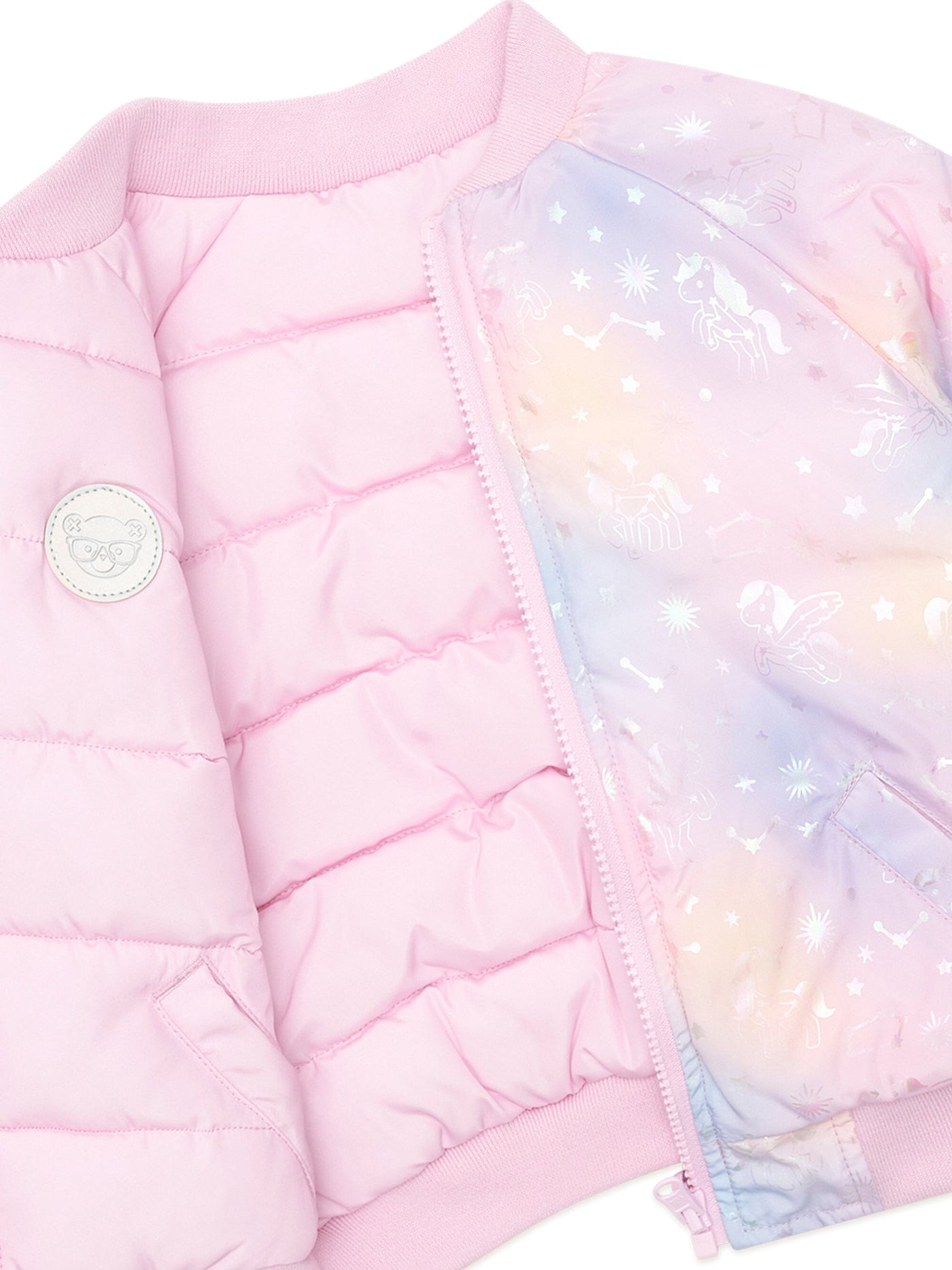 Huxbaby - Cosmic Unicorn Reversible Bomber - HB4150W25 Jacket Huxbaby 