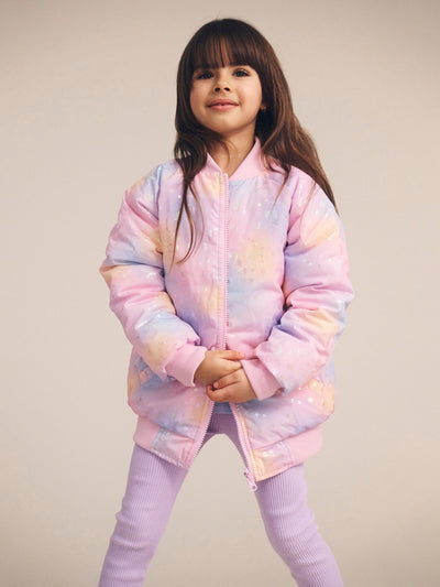 Huxbaby - Cosmic Unicorn Reversible Bomber - HB4150W25 Jacket Huxbaby 