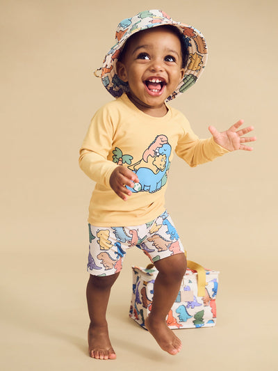 Huxbaby - Cuddlesaurus Rashguard - HB7182S24 Rashie Huxbaby 