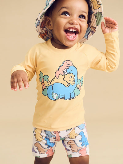 Huxbaby - Cuddlesaurus Rashguard - HB7182S24 Rashie Huxbaby 