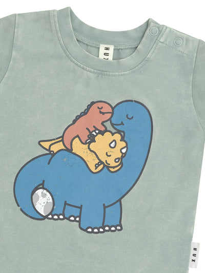 Huxbaby - Cuddlesaurus T-Shirt - HB2073S24 Short Sleeve T-Shirt Huxbaby 