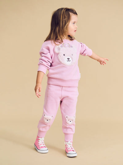 Huxbaby - Daisy Furry Bear Track Pant - HB6130S24 Trackpants Huxbaby 