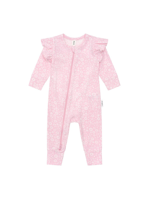 Huxbaby - Daisy Seashell Frill Romper - HB0134S24