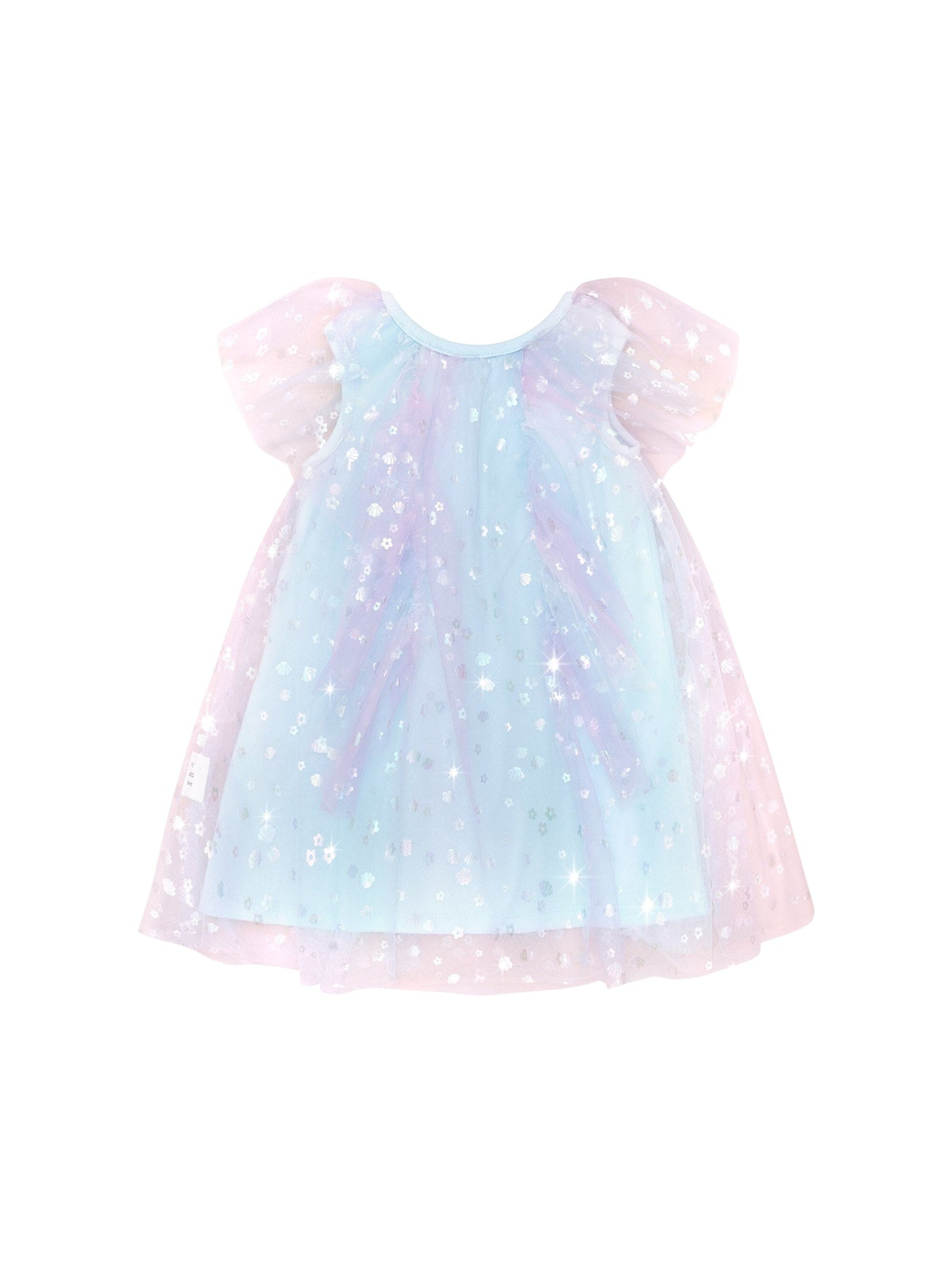 Huxbaby - Daisy Seashell Tulle Flutter Dress - HB1124S24 Tutu Dress Huxbaby 