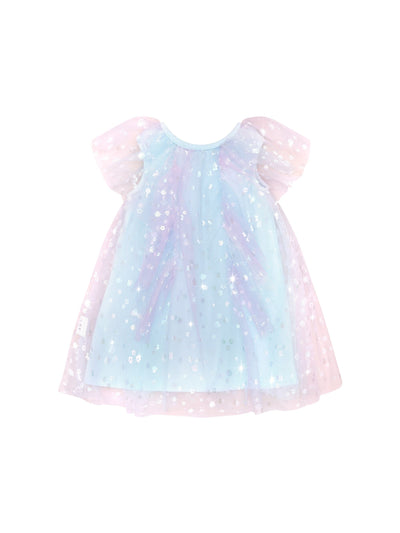 Huxbaby - Daisy Seashell Tulle Flutter Dress - HB1124S24 Tutu Dress Huxbaby 