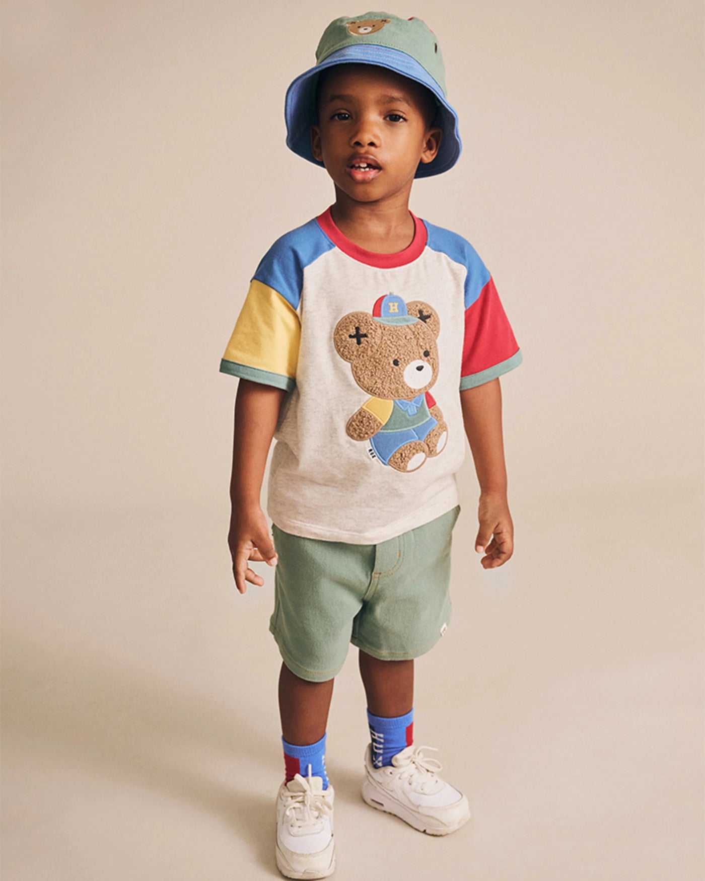 Huxbaby - Denim Huxbear Shorts Green - HB6283S25 Shorts Huxbaby 