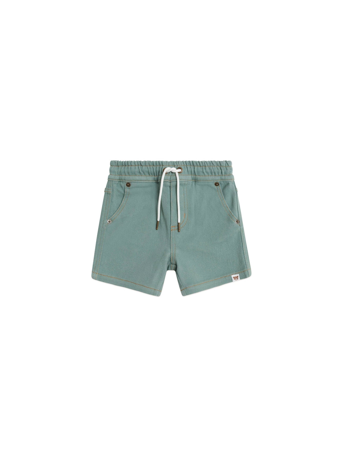 Huxbaby - Denim Huxbear Shorts Green - HB6283S25 Shorts Huxbaby 