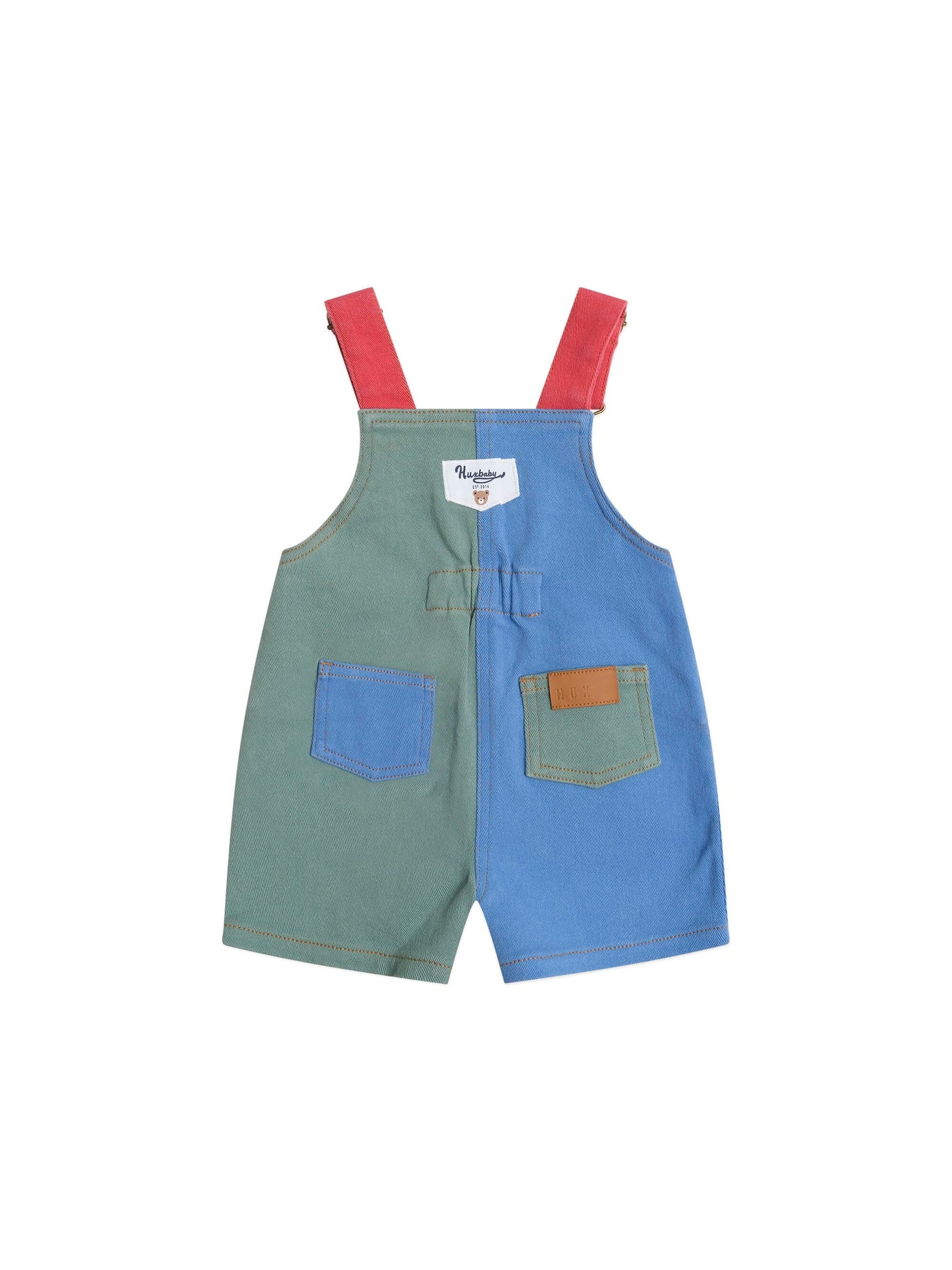 Huxbaby - Denim Short Overalls Multicolour - HB0242S25 Overalls Huxbaby 