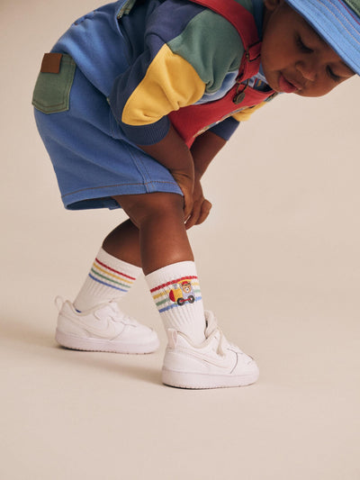 Huxbaby - Denim Short Overalls Multicolour - HB0242S25 Overalls Huxbaby 