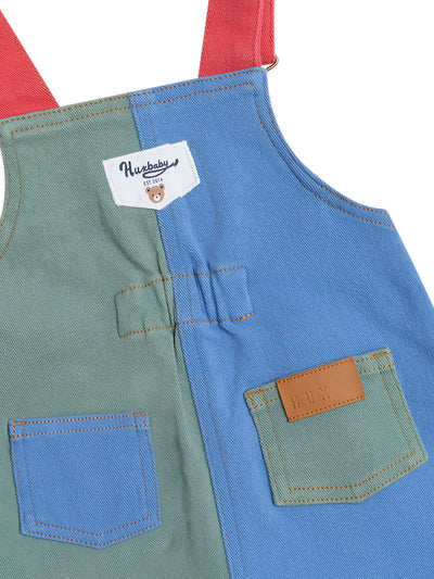 Huxbaby - Denim Short Overalls Multicolour - HB0242S25 Overalls Huxbaby 