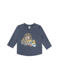 Huxbaby - Digger Hux Long Sleeve T-Shirt - HB2326S24