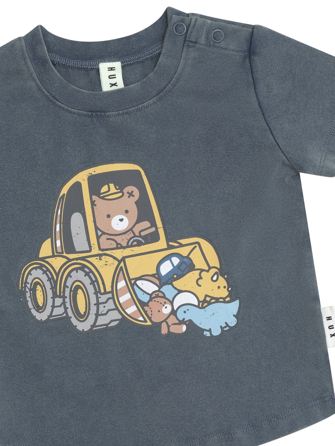 Huxbaby - Digger Hux T-Shirt - HB2072S24 Short Sleeve T-Shirt Huxbaby 