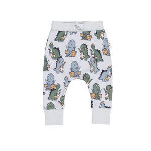 Huxbaby - Dino Band Drop Crotch Pant - HB6137W24