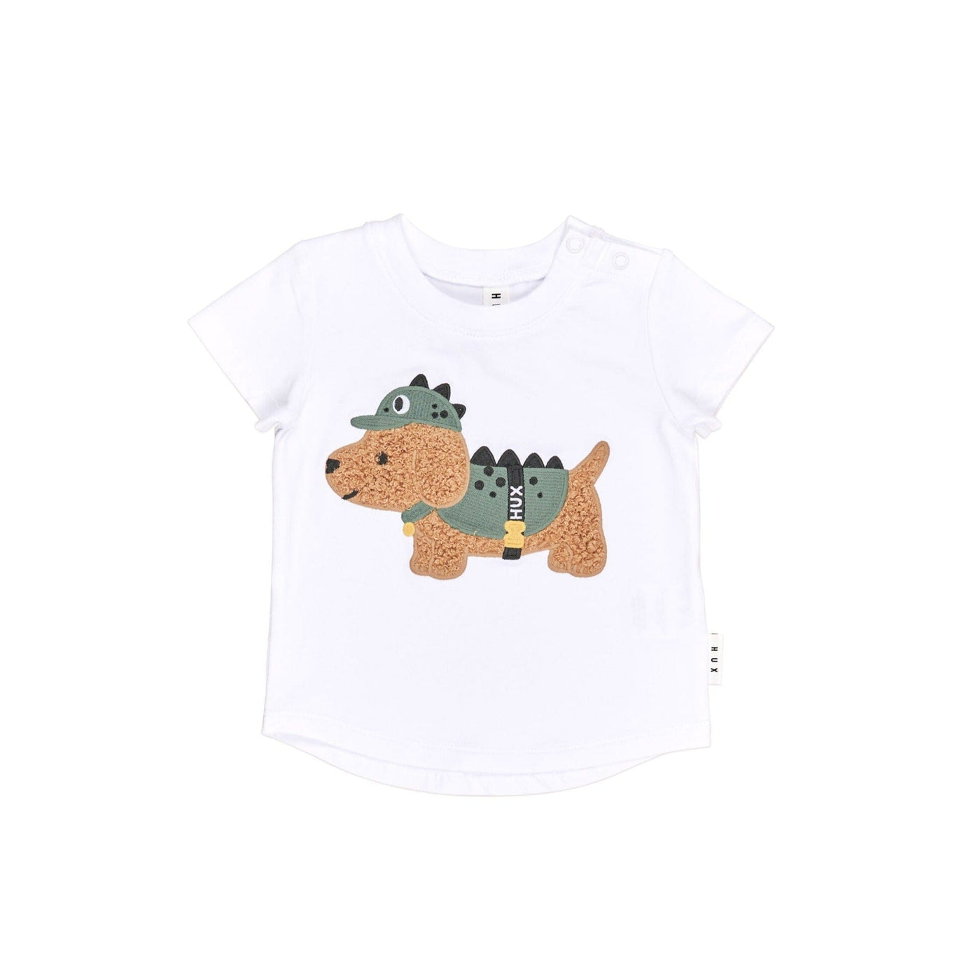 Huxbaby - Dino Dog T-Shirt - HB2206W24 Short Sleeve T-Shirt Huxbaby 