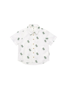 Huxbaby - Dino Embroidered Shirt - HB2292S24