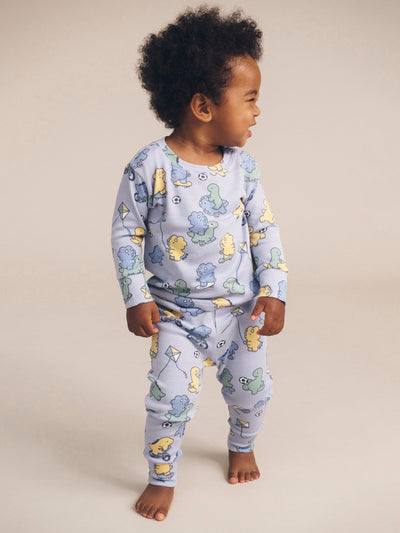 Huxbaby - Dino Pay Sleep Set - HB9131W25 Long Sleeve Pyjamas Huxbaby 