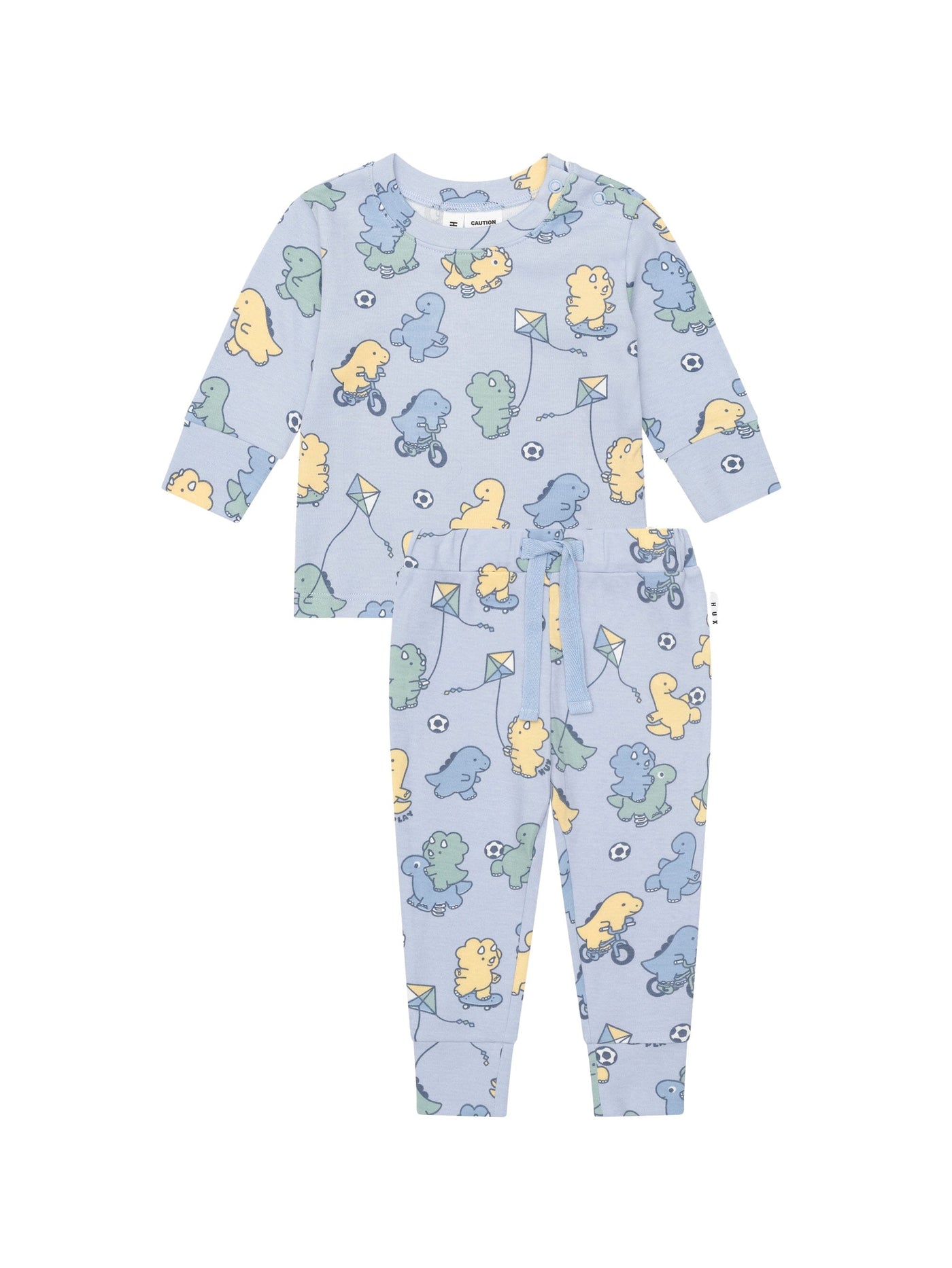 Huxbaby - Dino Pay Sleep Set - HB9131W25 Long Sleeve Pyjamas Huxbaby 