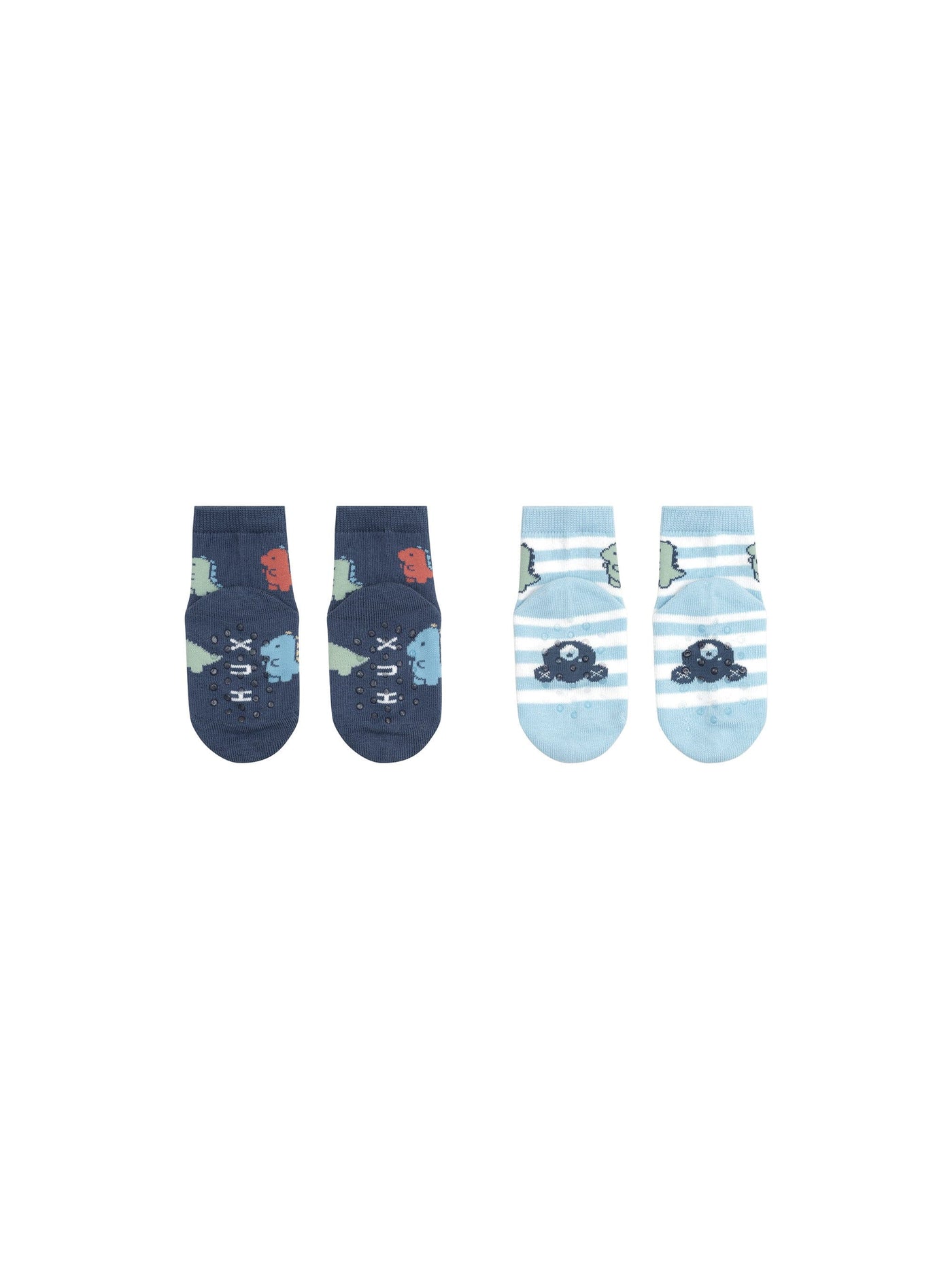 Huxbaby - Dino Play 2Pk Socks - HB8084S24 Socks Huxbaby 