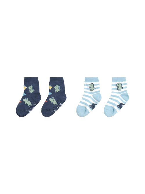 Huxbaby - Dino Play 2Pk Socks - HB8084S24