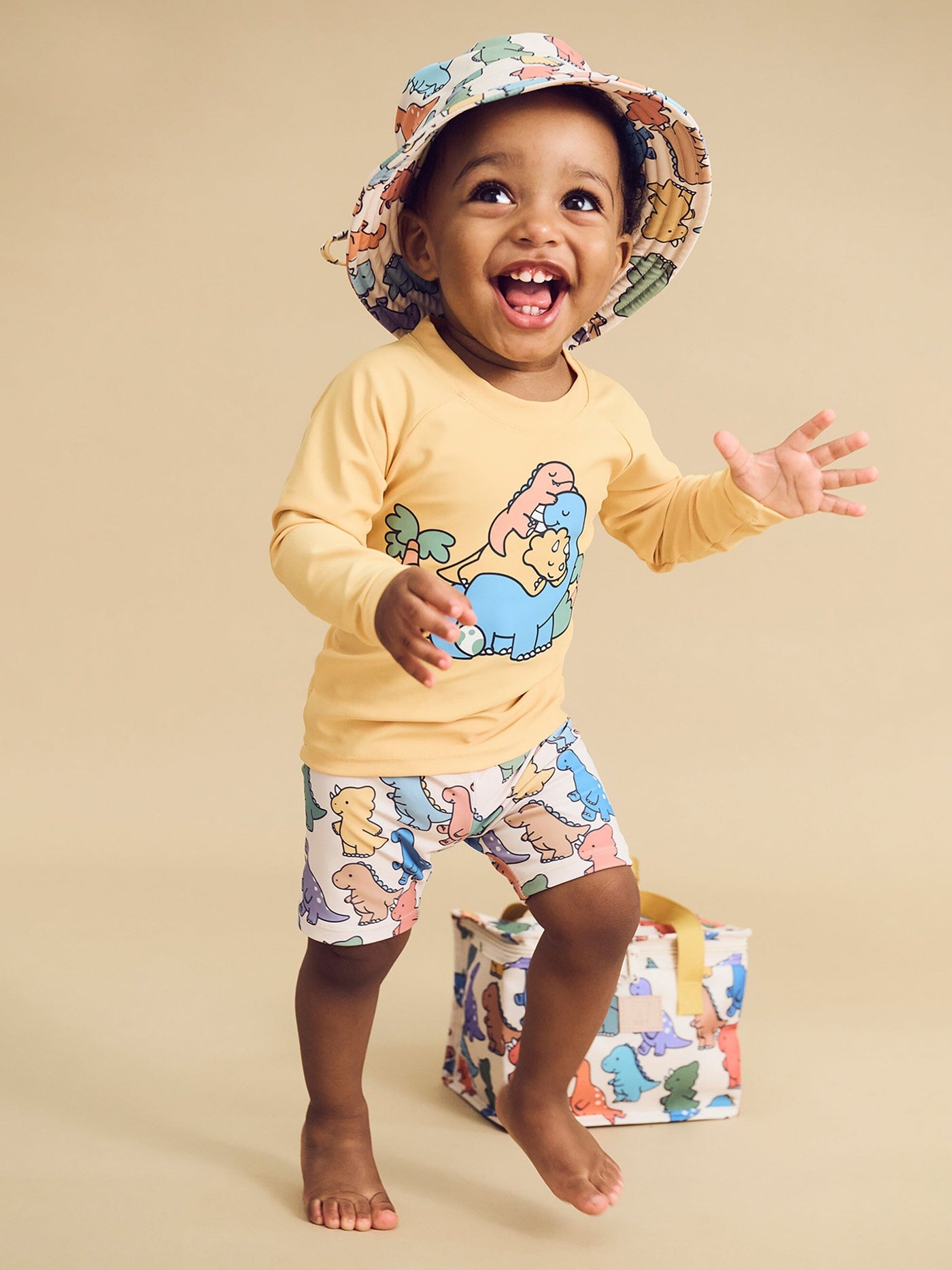 Huxbaby - Dino Play Jammers - HB7181S24 Swim Shorts Huxbaby 