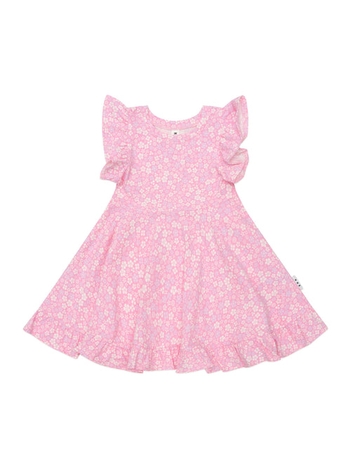 Huxbaby - Ditsy Floral Frill Swing Dress - HB1162W25