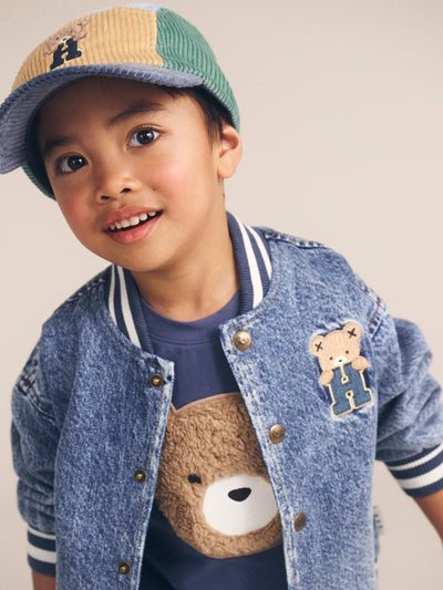 Huxbaby - Dreamy Denim Bomber Jacket - HB4019W25 Jacket Huxbaby 