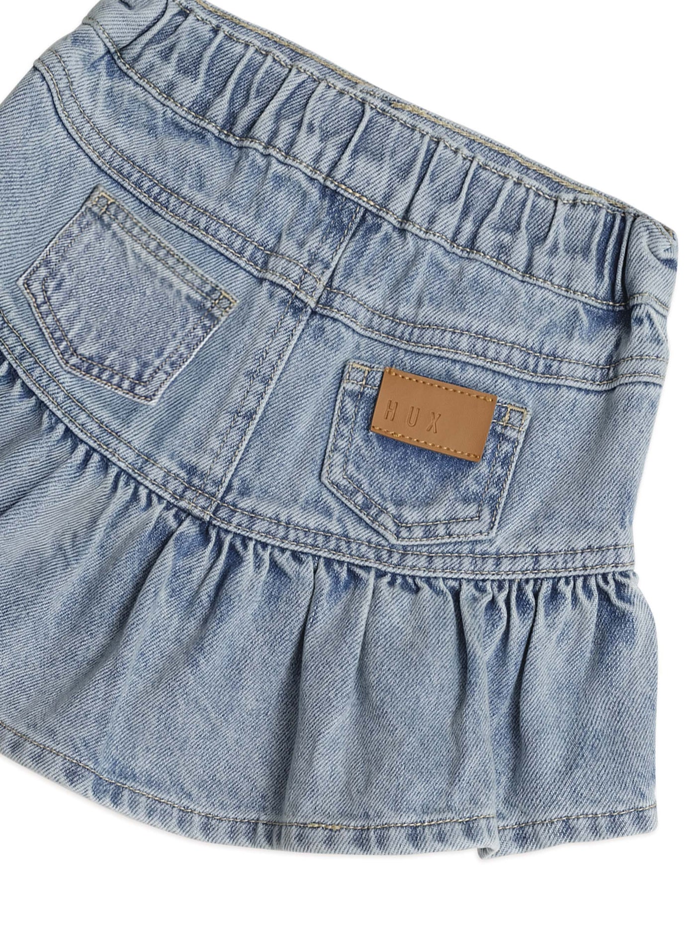 Huxbaby - Dreamy Denim Frilly Skirt - HB1137S25 Skirts Huxbaby 