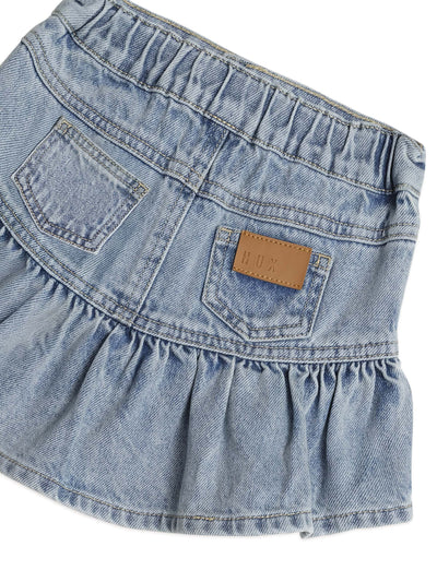 Huxbaby - Dreamy Denim Frilly Skirt - HB1137S25 Skirts Huxbaby 