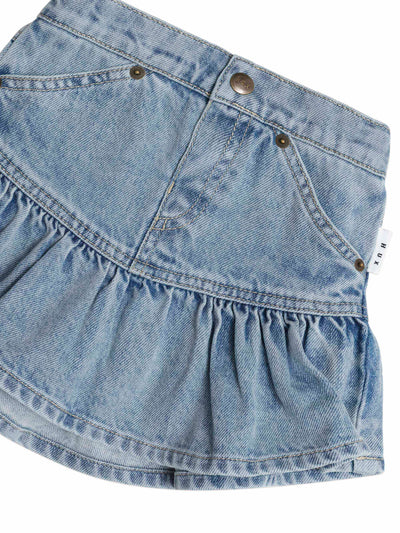Huxbaby - Dreamy Denim Frilly Skirt - HB1137S25 Skirts Huxbaby 
