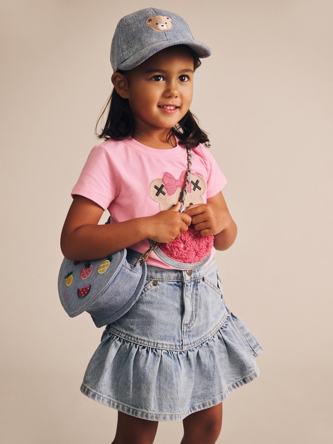 Huxbaby - Dreamy Denim Frilly Skirt - HB1137S25 Skirts Huxbaby 