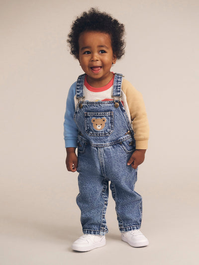 Huxbaby - Dreamy Denim Overalls - HB0020W25 Overalls Huxbaby 